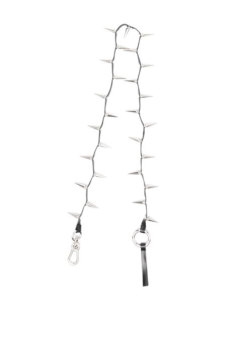 Black spikey leather chain Melitta Baumeister - women MELITTA BAUMEISTER | MB120SLVR